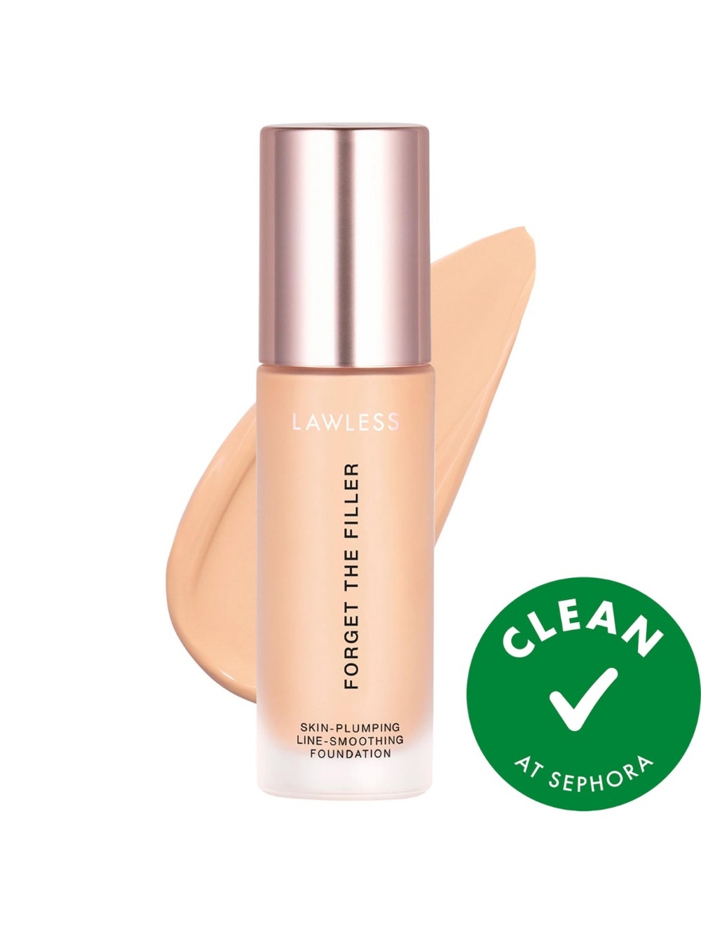 LAWLESS FORGET THE FILLER SKIN-PLUMPING LINE-SMOOTHING FOUNDATION Shade 5L